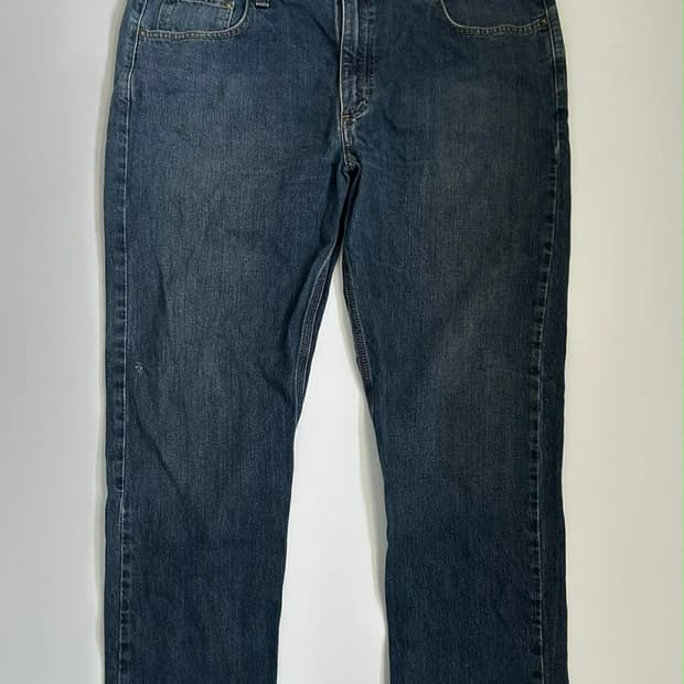 [40/32] 칼하트 중청 스트레이트 데님 팬츠