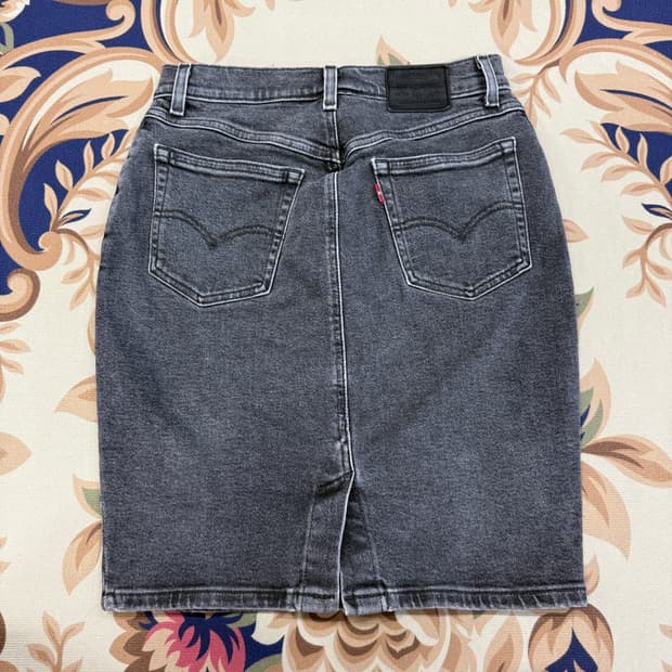 (27)리바이스 LEVIS 데님 스커트(차콜)