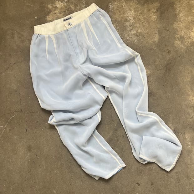 Issey Miyake 큐프라 원단 팬츠 