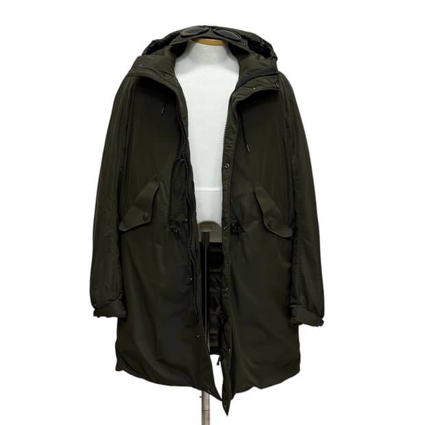 CP컴퍼니 고글후드 다운 롱패딩 (95) 