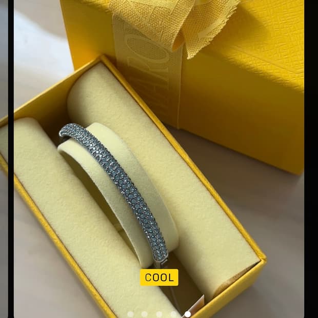 스와로브스키 dextera 뱅글 블루 