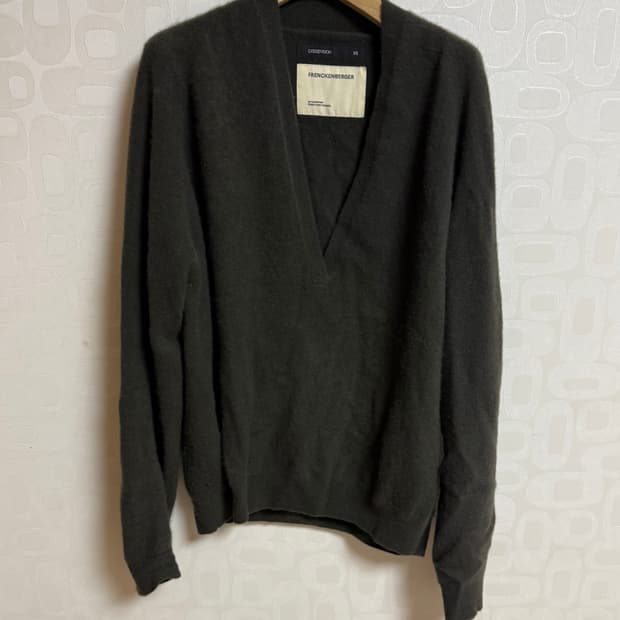 frenckenberger 캐시미어 V넥 오버사이즈 니트 M사이즈