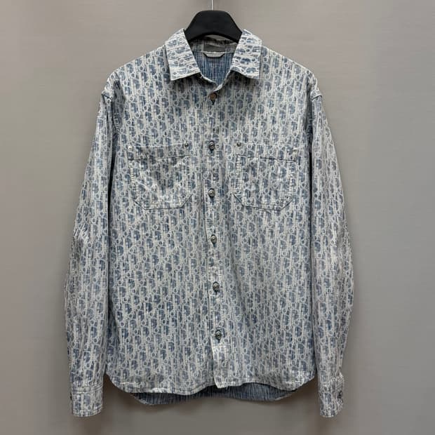 디올 오블리크 카스리 셔츠 자켓 ( 105 )