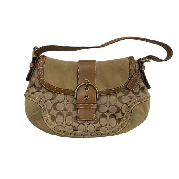 코치 y2k 베이지 호보백