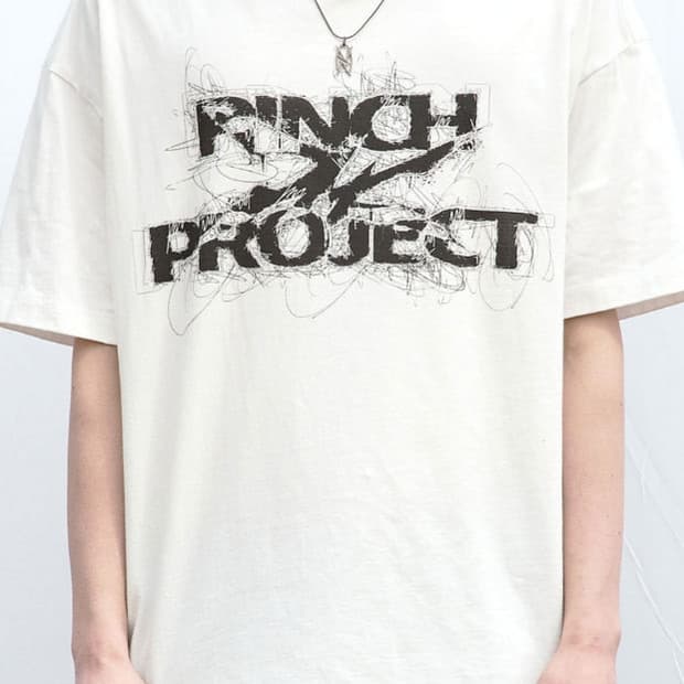 메종미네드 RINCH PROJECT 화이트 반팔 티셔츠 L