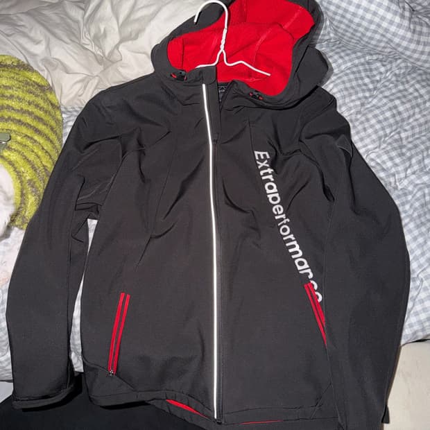 EXR 블랙 후드 자켓
