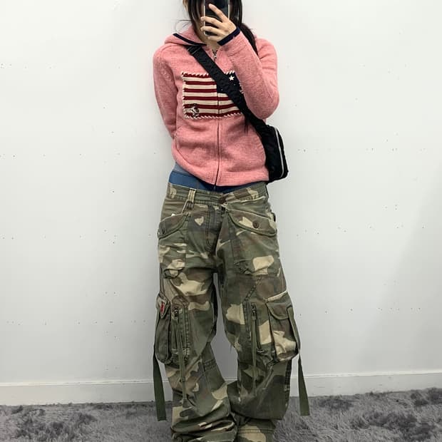 카모 카고 팬츠