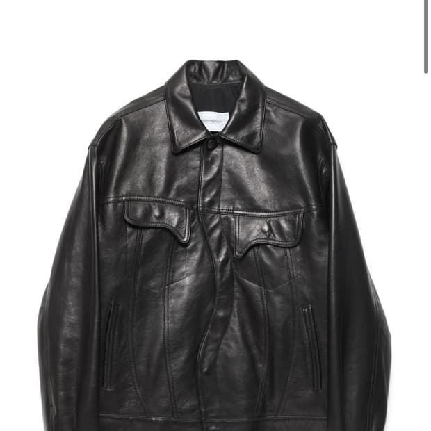 해칭룸 레더트러커자켓 -2사이즈