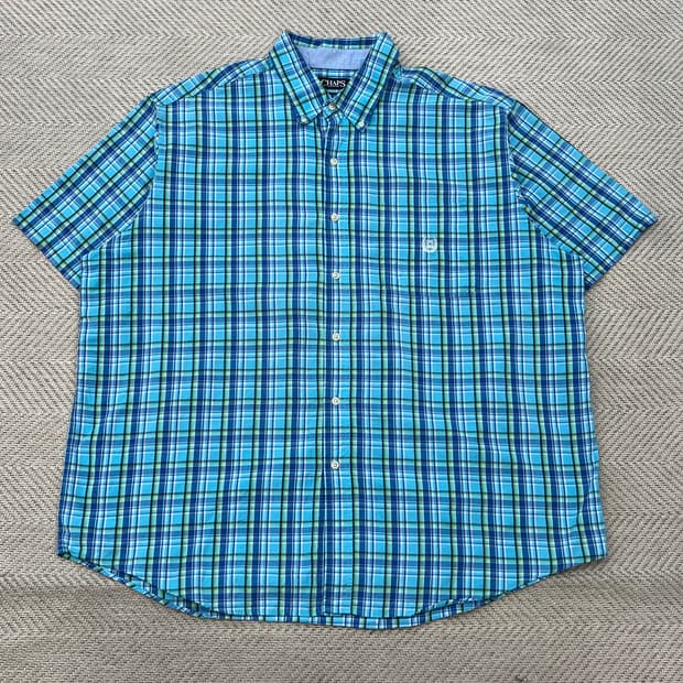 챕스랄프로렌 체크 하프 셔츠 r3977