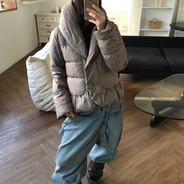 vintage button jumper