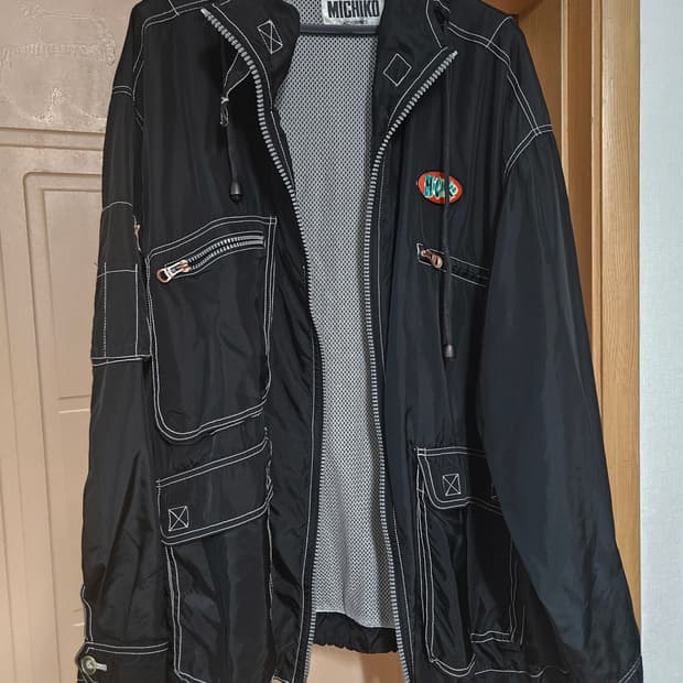 90's 미치코런던 후드자켓