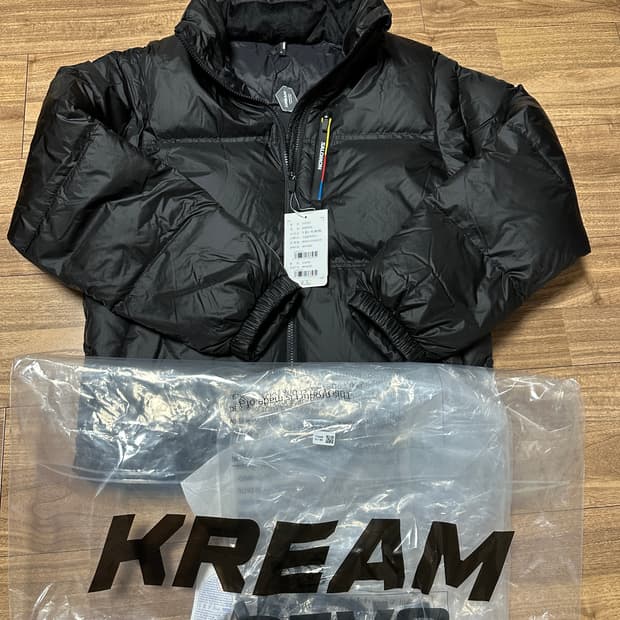 [M] 살로몬 컨투어 다운 자켓 블랙