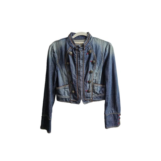 NEWYORK 데님 나폴레옹 밀리터리 자켓  