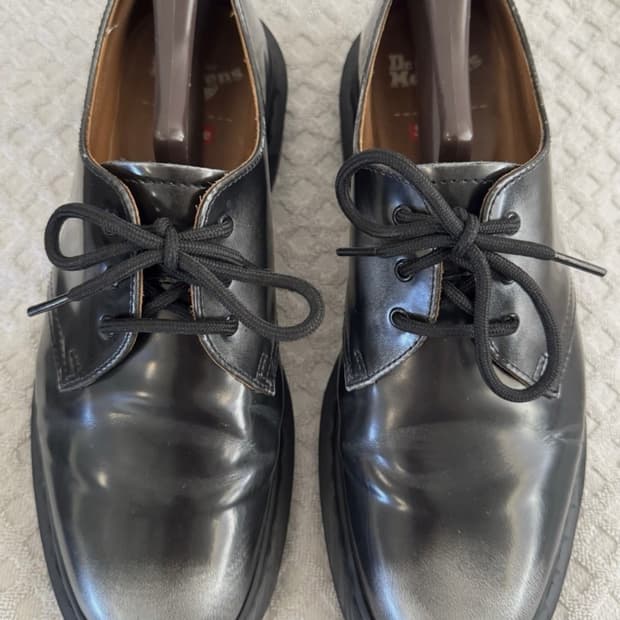 슈프림 x 닥터마틴 1461 그레이 실버 270