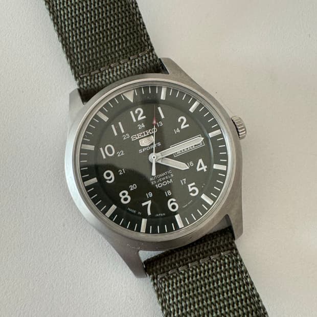 세이코 5 스포츠 오토매틱 시계