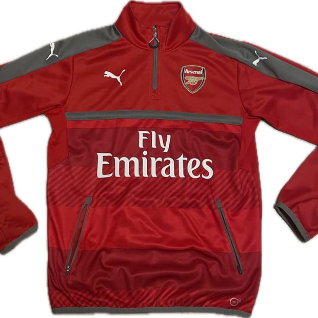 아스날 푸마 16-17 트레이닝 하프집업 해외 M