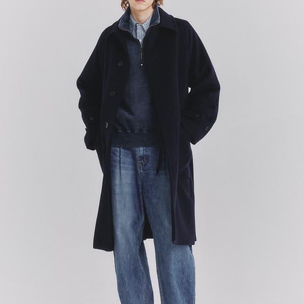 [Art if acts] Balmacaan Coat_ Navy (M)