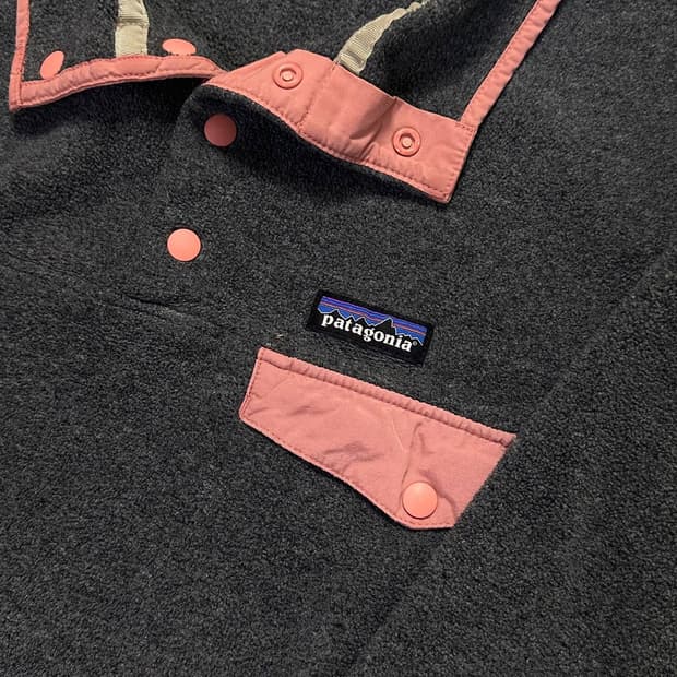 patagonia 파타고니아 신칠라 우먼 니켈 그레이 핑크 L