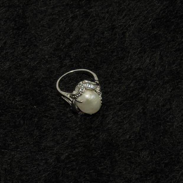 빈티지 담수진주 반지 
