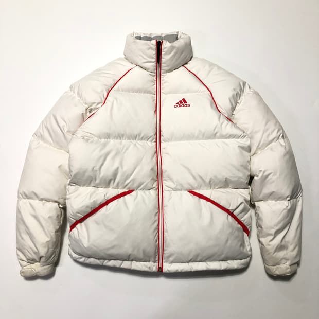 아디다스 화이트 패딩