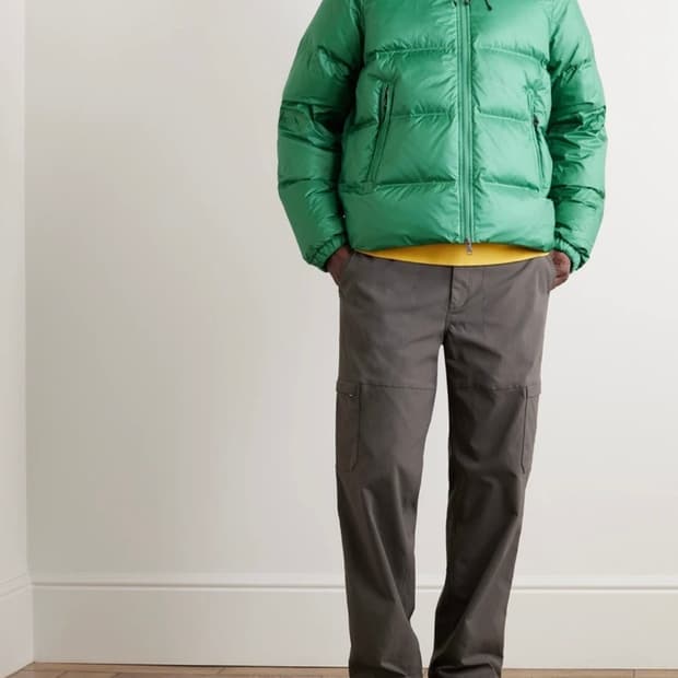 아르켓 루빈 퀼티드 립스탑 남성 다운 패딩 L