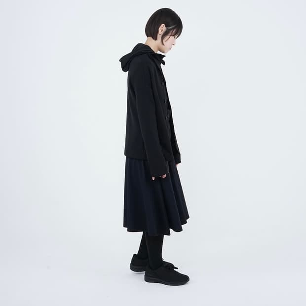 25-003 FLARED MIDI SKIRT (블랙)