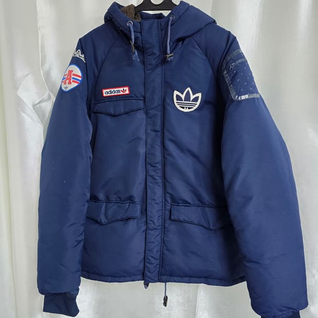 아디다스 네이비 패딩 점퍼 (1769)