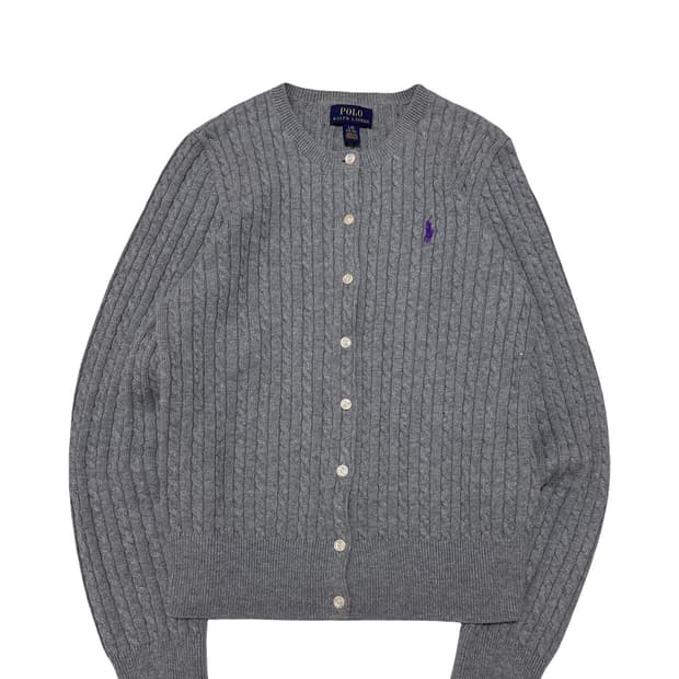 폴로 랄프로렌 케이블 니트 가디건