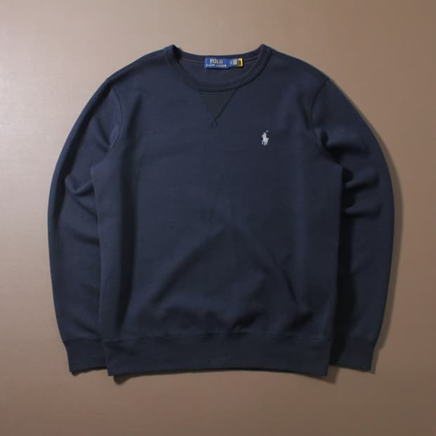 Polo 폴로 랄프로렌 화이트포니 블랙 맨투맨 (QR인증)