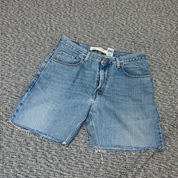 00s levis 569 데님 숏팬츠