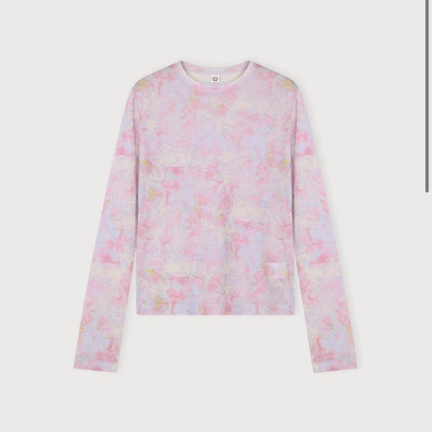 에토스 플라워 레이어드 탑 핑크