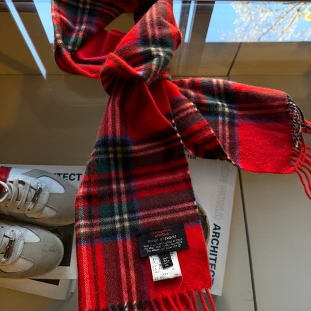로열 스튜어트 캐시미어 머플러