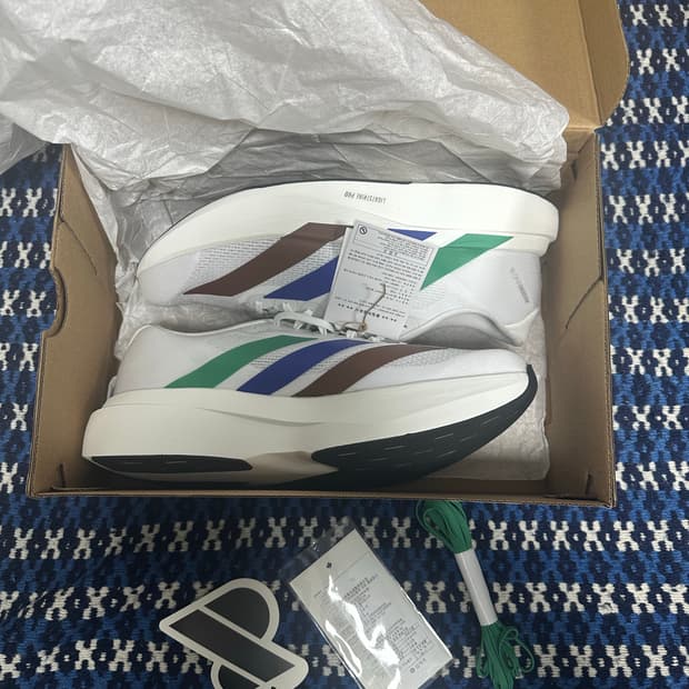 아디다스 x 퍼렐 윌리엄스 휴먼레이스 아디제로 아디오스 EVO SL