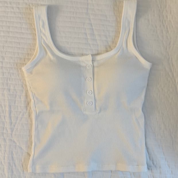 새상품) 캡 내장 버튼 기본 나시