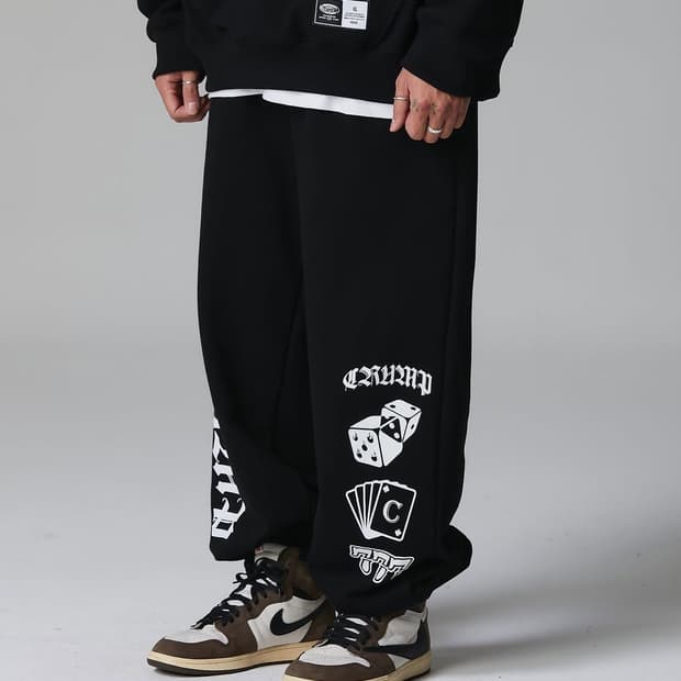 크럼프 겜블 스웨트 조거 팬츠 바지 XL