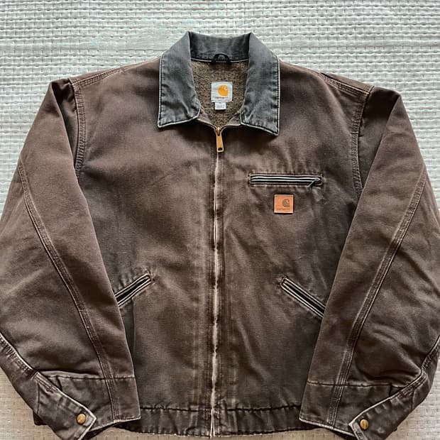 [XL]칼하트 디트로이트 자켓 J97 다크브라운