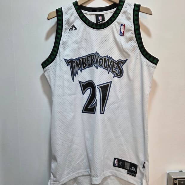 L) 아디다스 NBA 미네소타 팀버울브스 케빈 가넷 유니폼 팝니다
