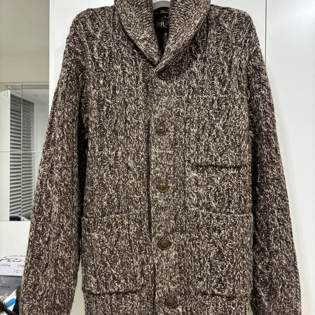 RRL 윈터 숄 카라 가디건