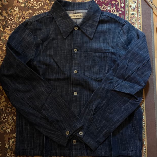 아워레가시 리버스 데님셔츠 48사이즈