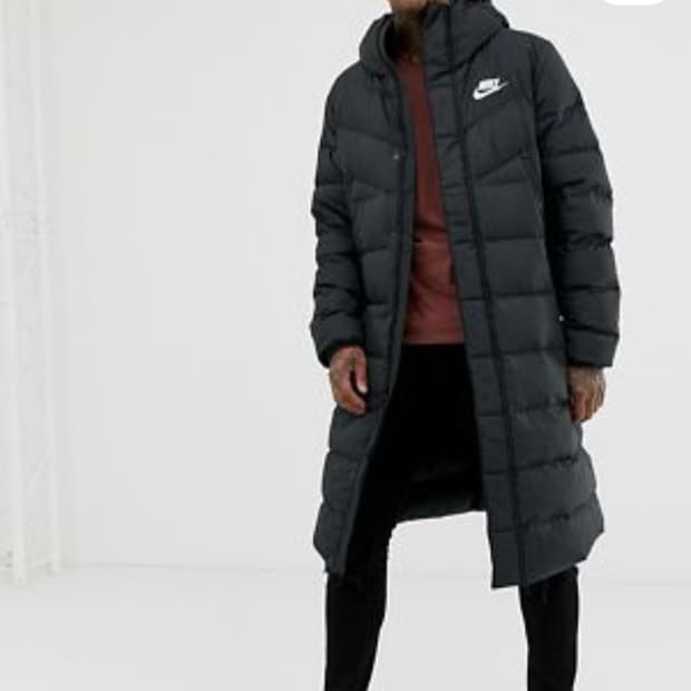 나이키 롱패딩 M 블랙 새상품급