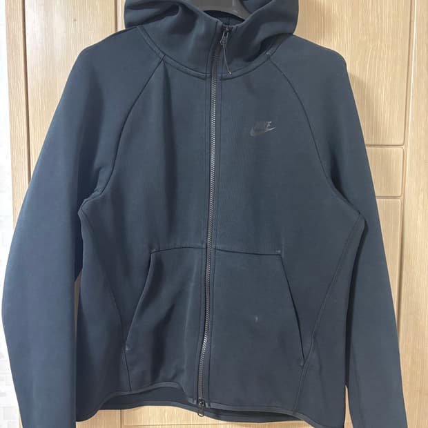 나이키 테크 플리스 후드집업 블랙