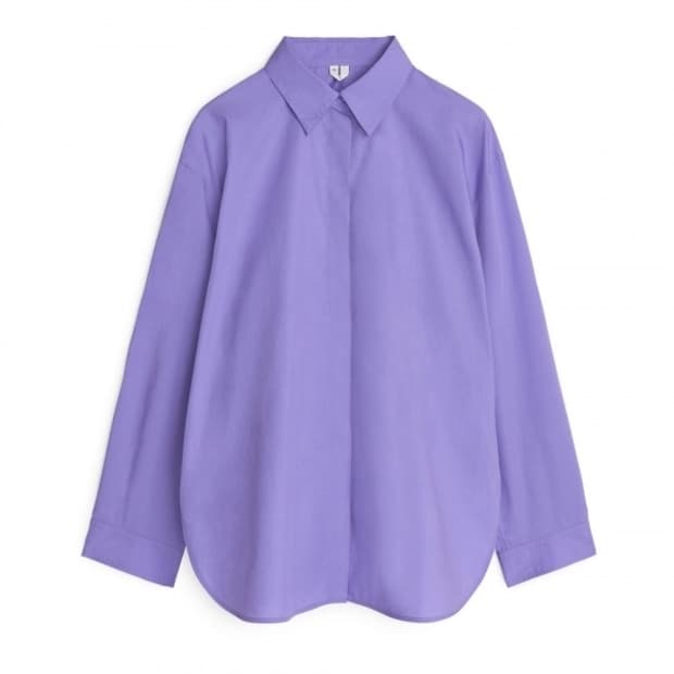 [아르켓/코스] 새상품 연보라 셔츠 / L