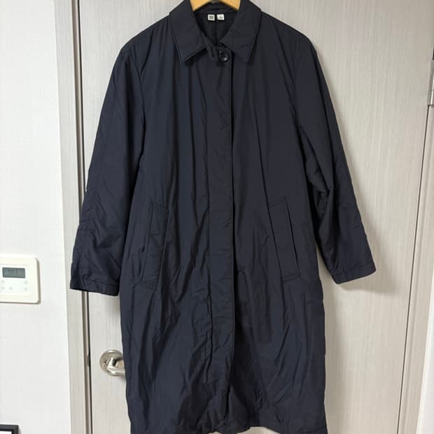 유니클로 U 라이트 웨이트 맥 코트 네이비 S사이즈(95-100)