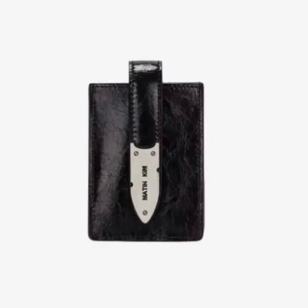 Matin Kim Accordion Necklace Wallet Blac