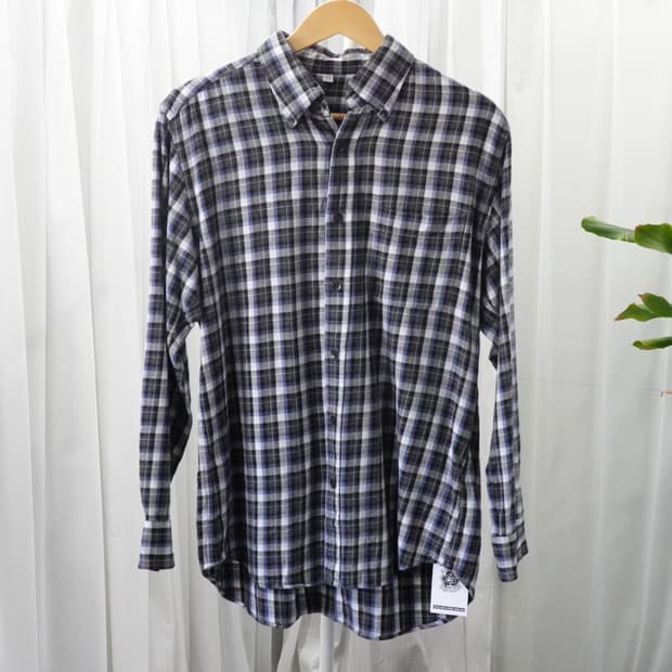 빈티지 체크 셔츠 1980
