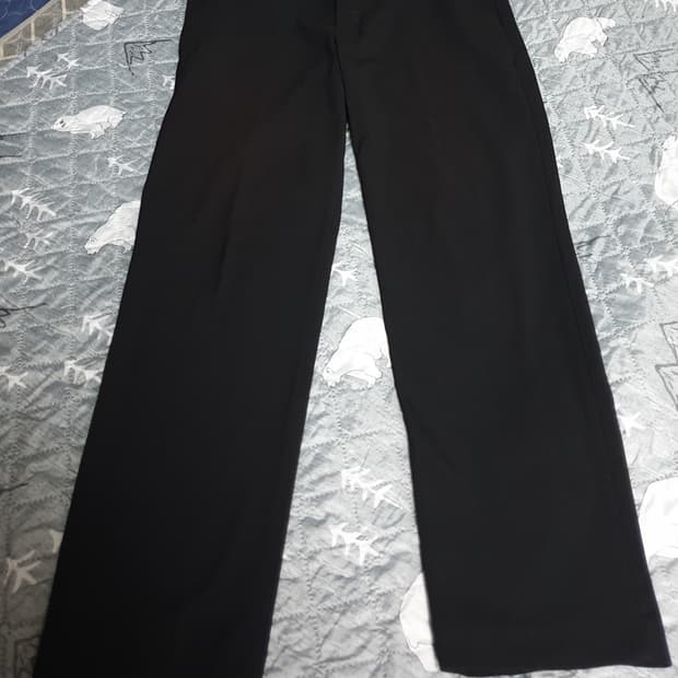 에잇세컨즈 겨울용 기모 슬랙스 블랙 (33)