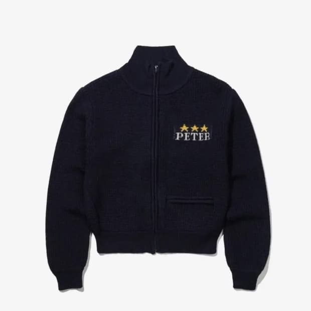 마이네임이즈피터 (W) PETER STAR KNIT ZIP UP