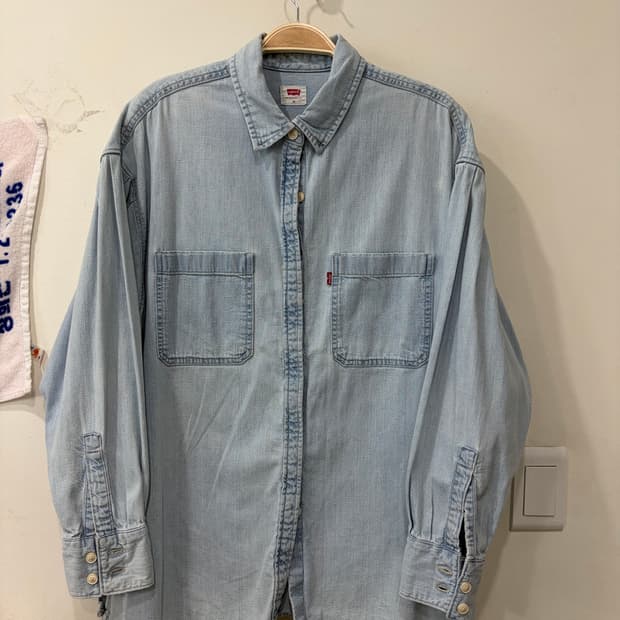 196. 리바이스 데님셔츠