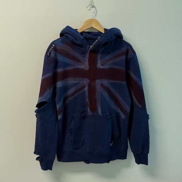 Distressed graffiti UK 🇬🇧 mood hoodie