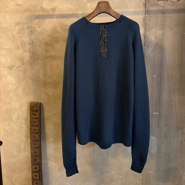 Y-3 짚업 니트 100